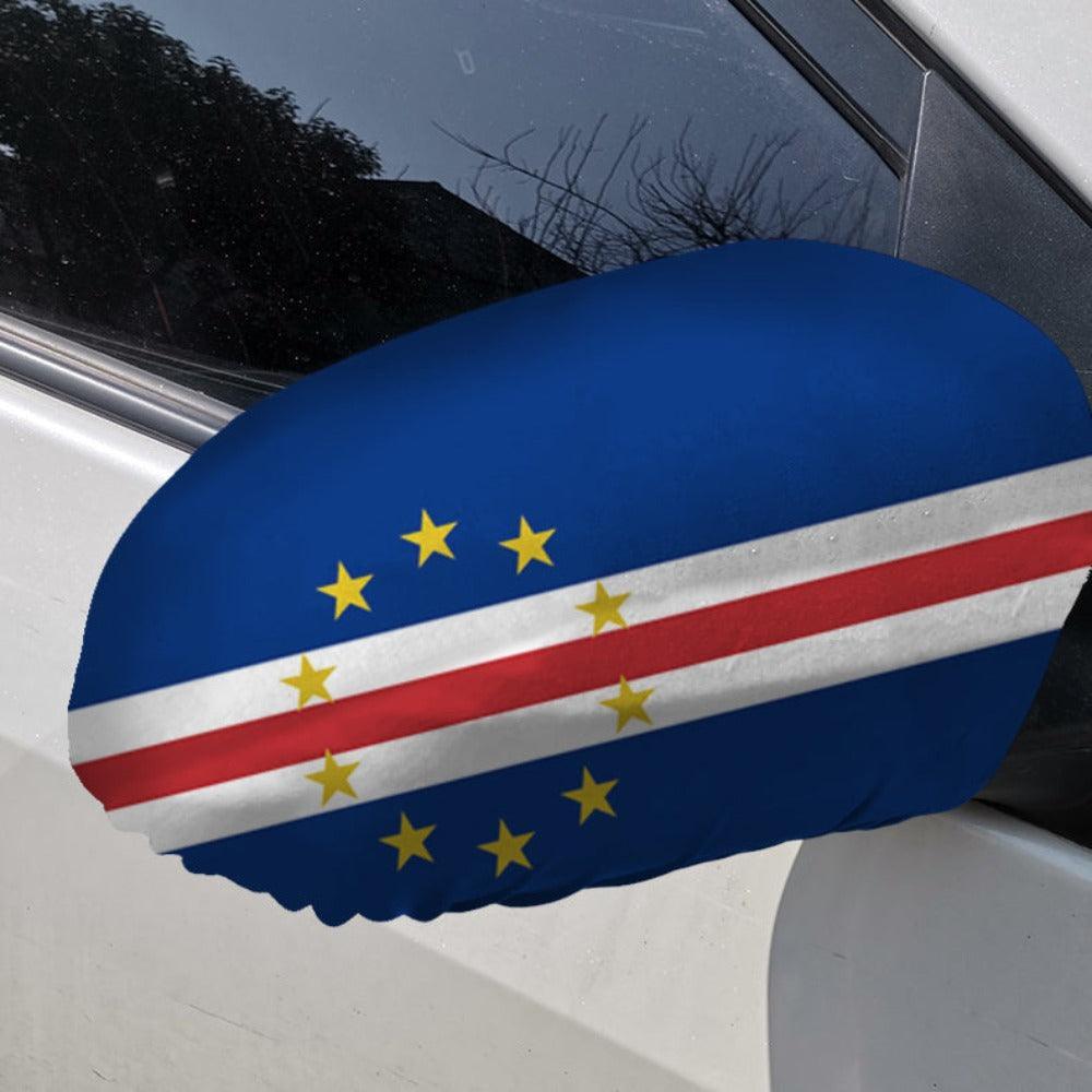 Cape Verde Mirror Flag – Patriotic Side Mirror Car Cover (2 Pack)-Globe Flags