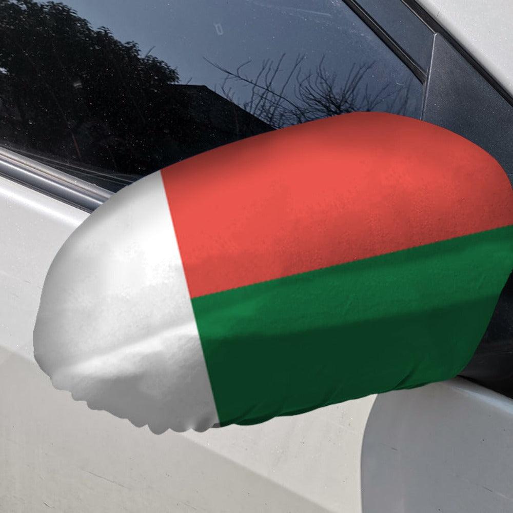 Madagascar Car Mirror Flag-Globe Flags