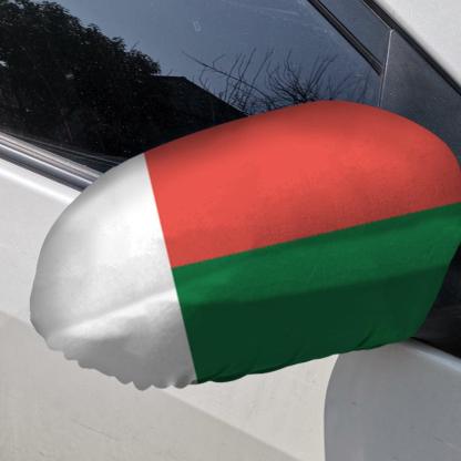 Madagascar Car Mirror Flag-Globe Flags