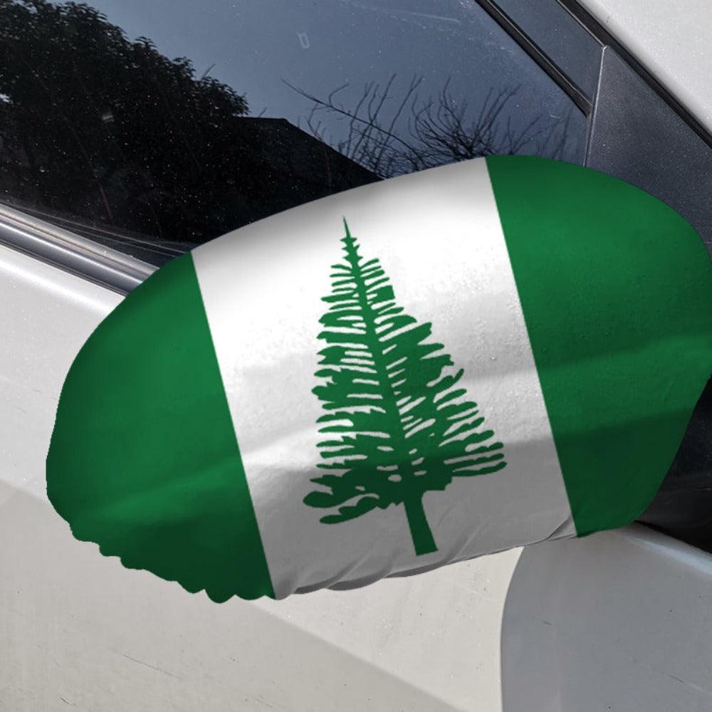 Norfolk Island Car Side-Mirror Flag-Globe Flags