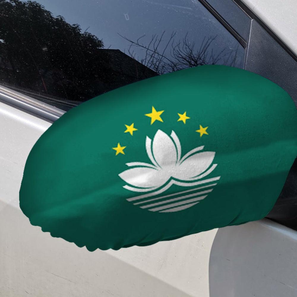 Macau Car Mirror Flag-Globe Flags