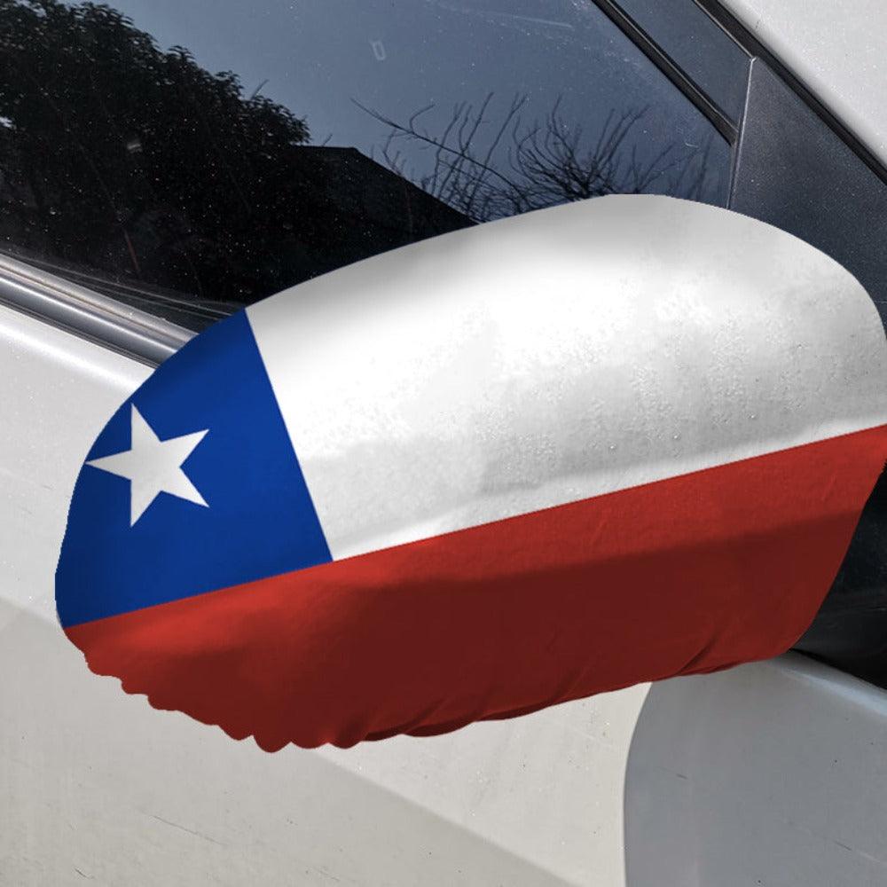 Chile Car Side Mirror Flag-Globe Flags
