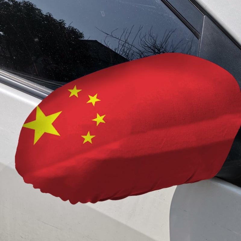 China Car Side Mirror Flag-Globe Flags