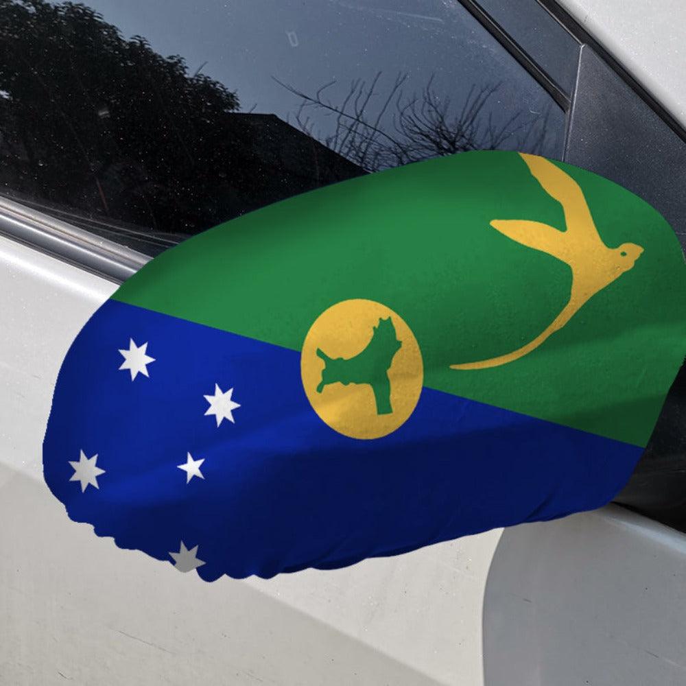 Christmas Island Car Side-Mirror Flag-Globe Flags