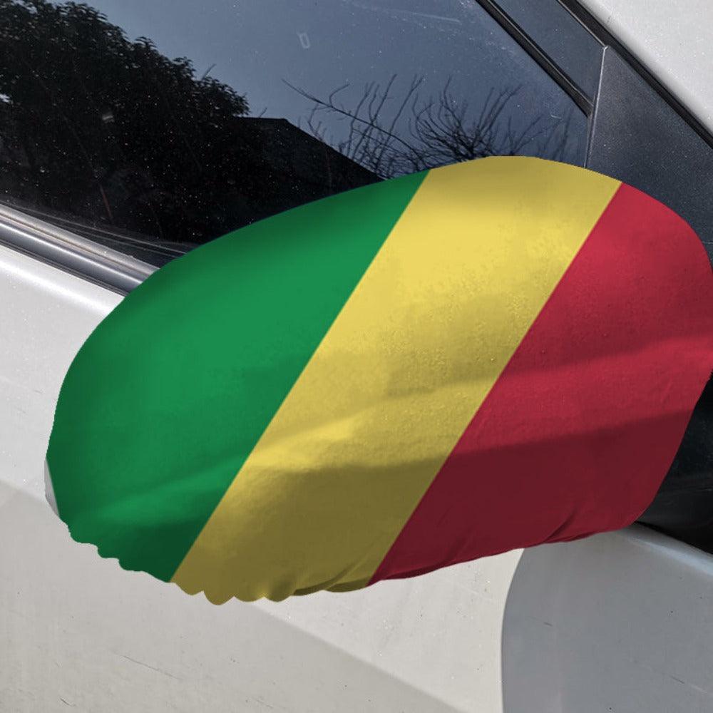 Congo Car Side-Mirror Flag-Globe Flags