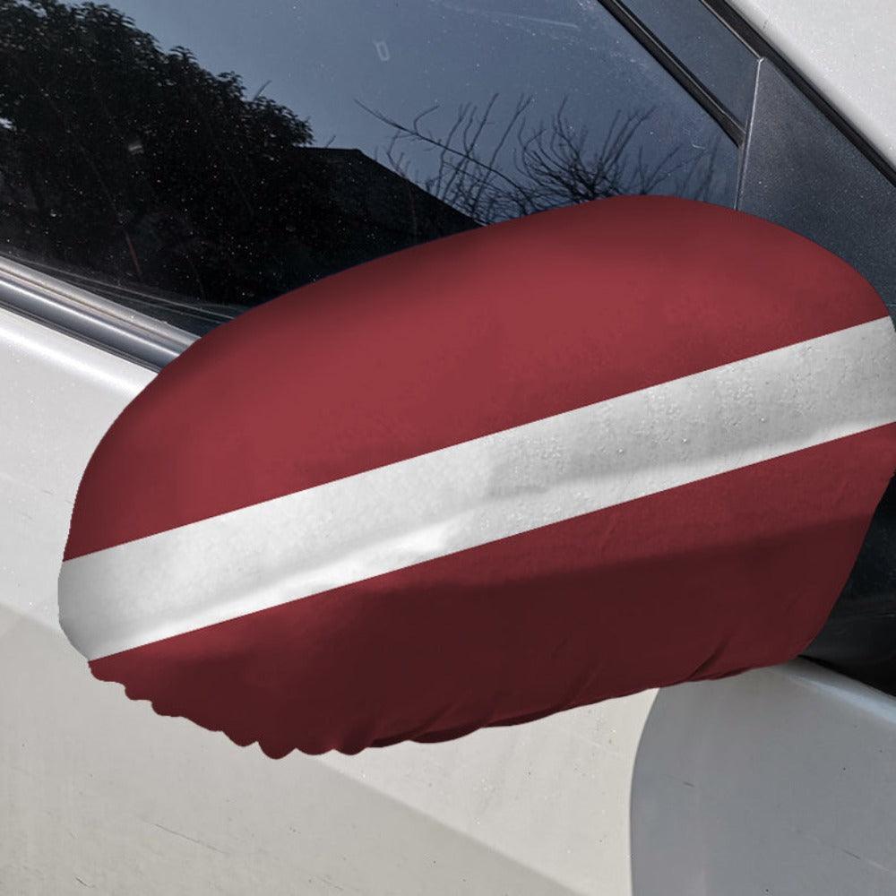 Latvia Side Mirror Flag-Globe Flags