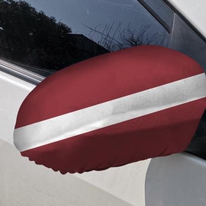 Latvia Side Mirror Flag-Globe Flags