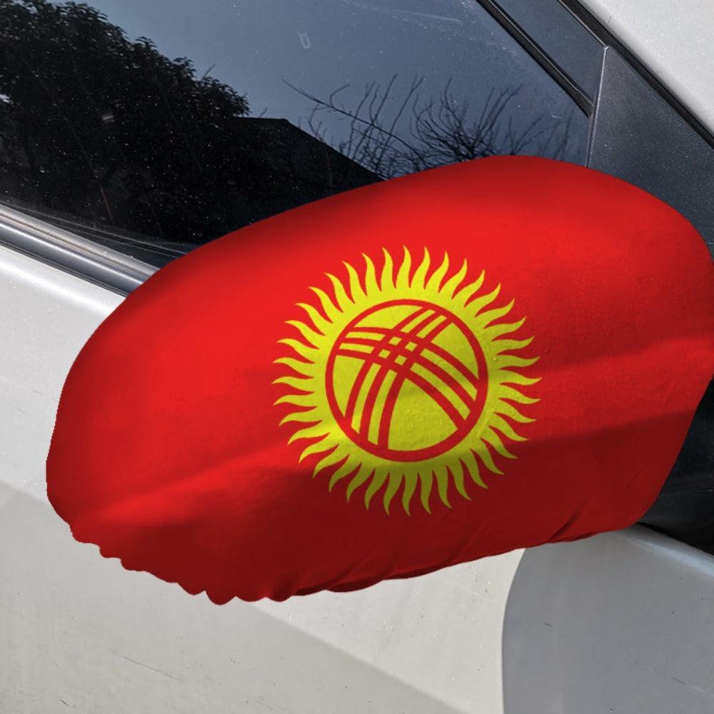 Kyrgyzstan Side Mirror Flag-Globe Flags