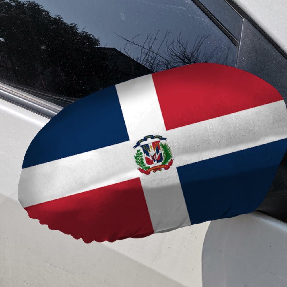 Dominican Republic Flag - front view with vivid colors