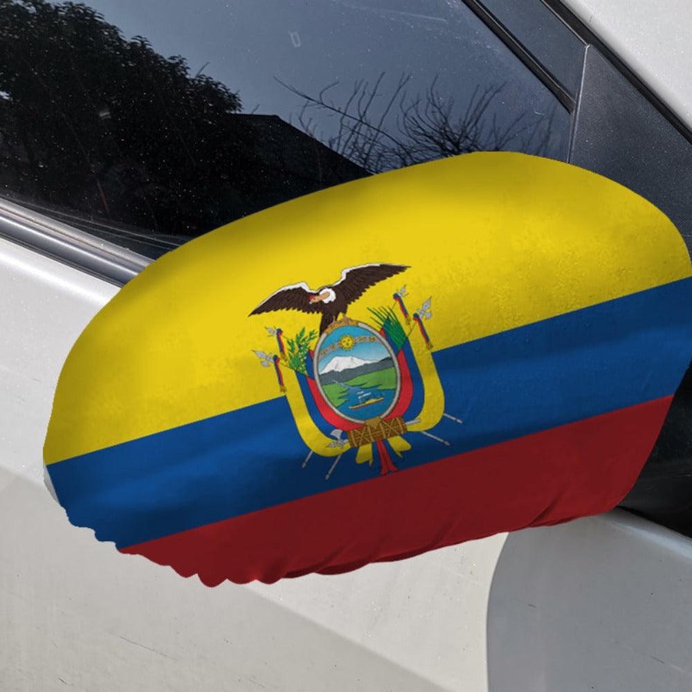 Ecuador Car Mirror Flag-Globe Flags