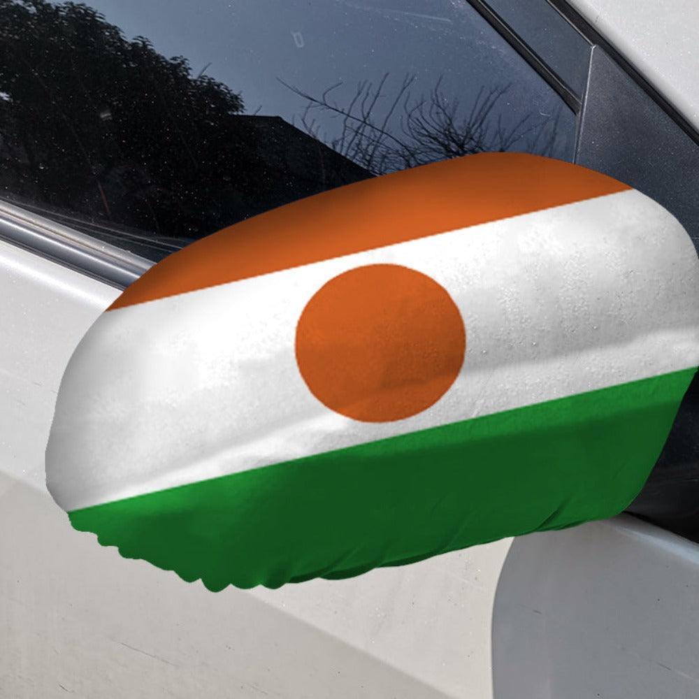 Niger Car Side Mirror Flag-Globe Flags