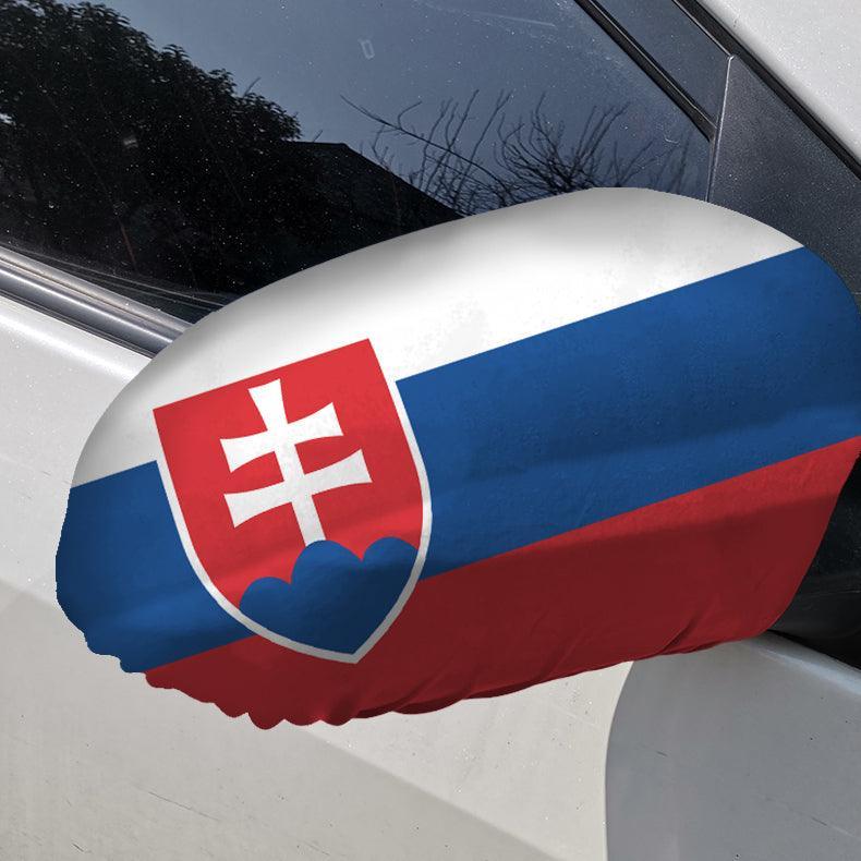 Slovakia Car Mirror Flag-Globe Flags