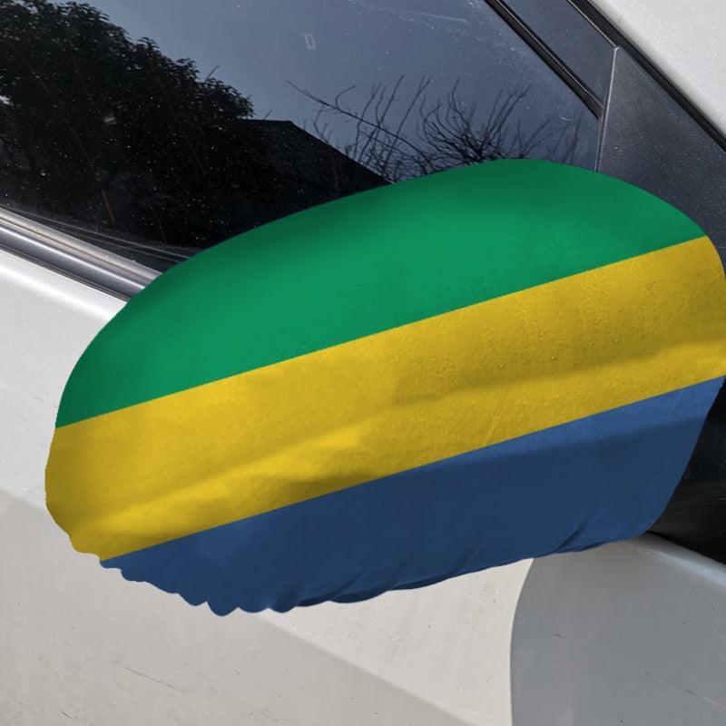 Gabon Side Mirror Flag-Globe Flags