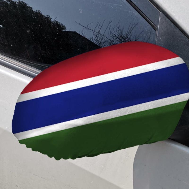 Gambia Car Side Mirror Flag-Globe Flags