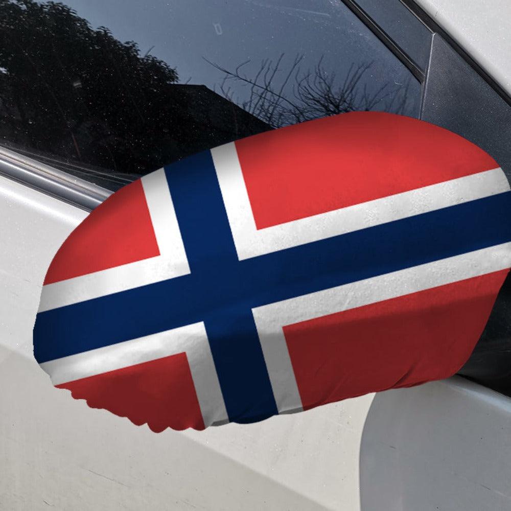 Norway Car Side-Mirror Flag-Globe Flags