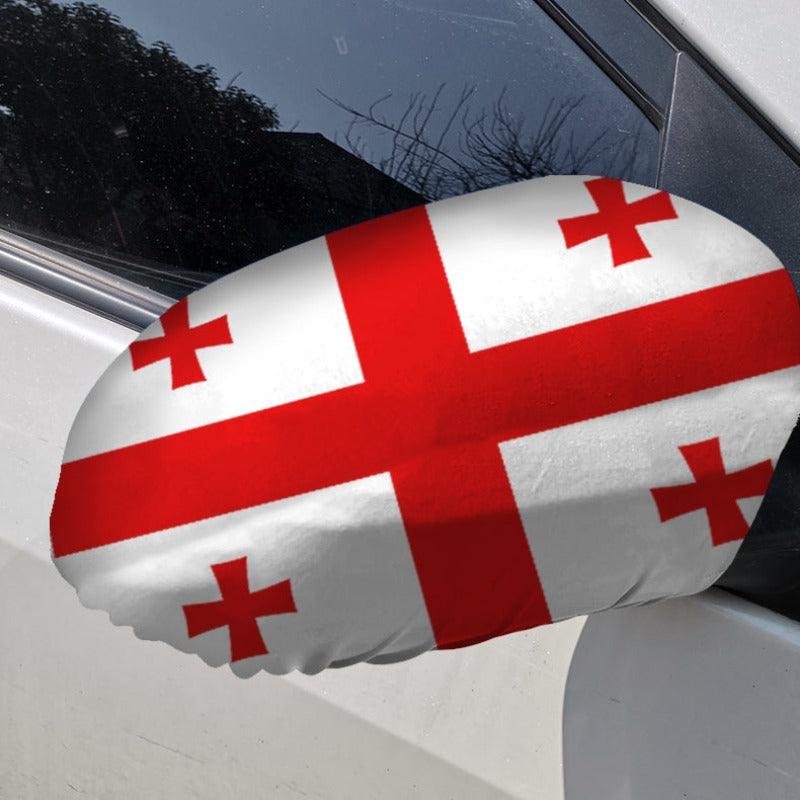 Georgia Car Side Mirror Flag-Globe Flags