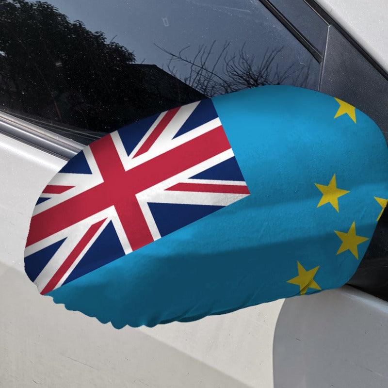 Tuvalu Car Side-Mirror Flag-Globe Flags