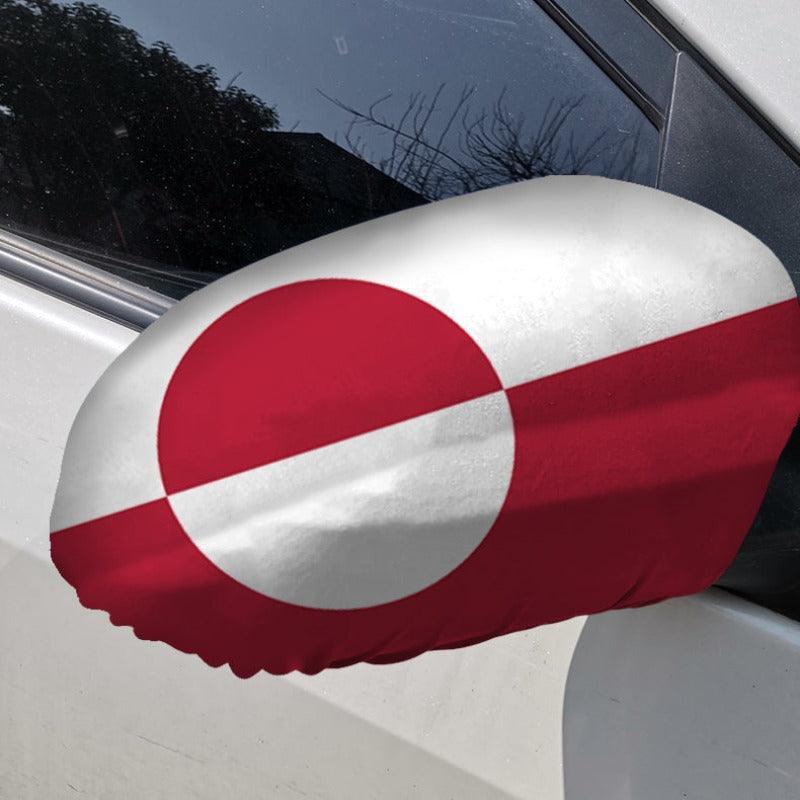 Greenland Side Mirror Flag-Globe Flags