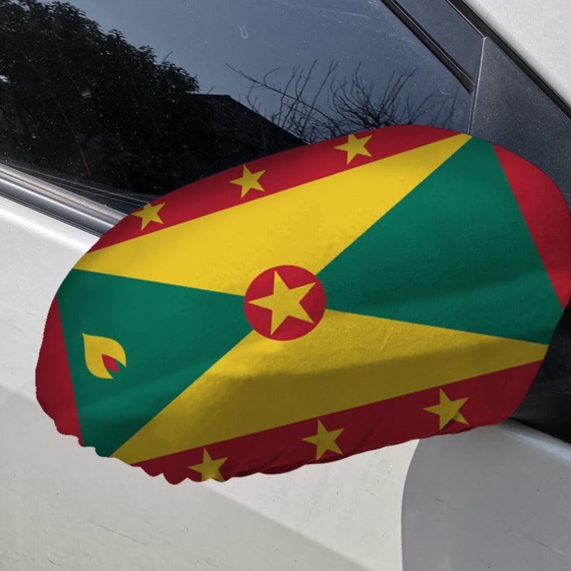 Grenada Side Mirror Flag-Globe Flags