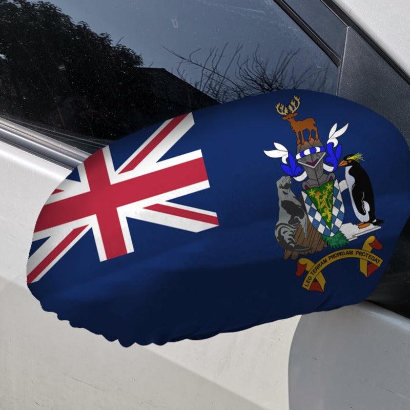 South Georgia Car Side Mirror Flag – Vibrant Flag for Vehicle Mirrors-Globe Flags