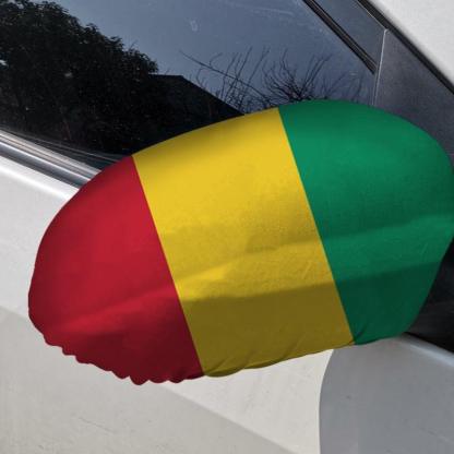 Guinea Car Side Mirror-Globe Flags