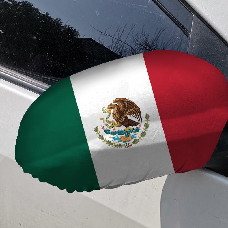 Mexico Car Mirror Flag-Globe Flags
