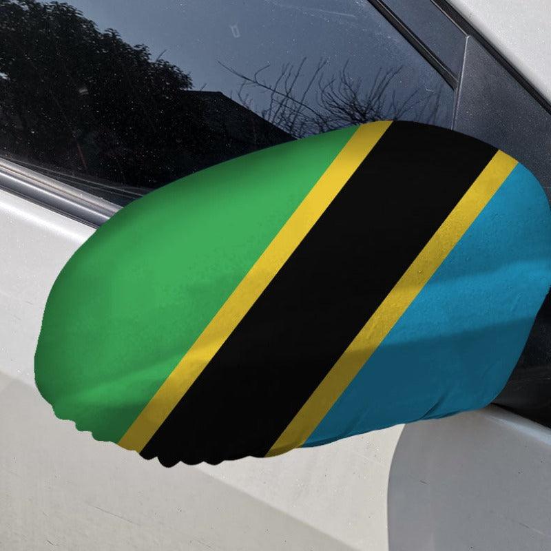 Tanzania Side Mirror Flag - product view
