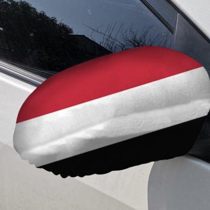 Yemen Side Mirror Flag-Globe Flags