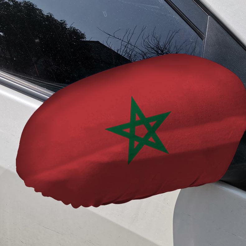 Morocco Car Mirror Flag - product view