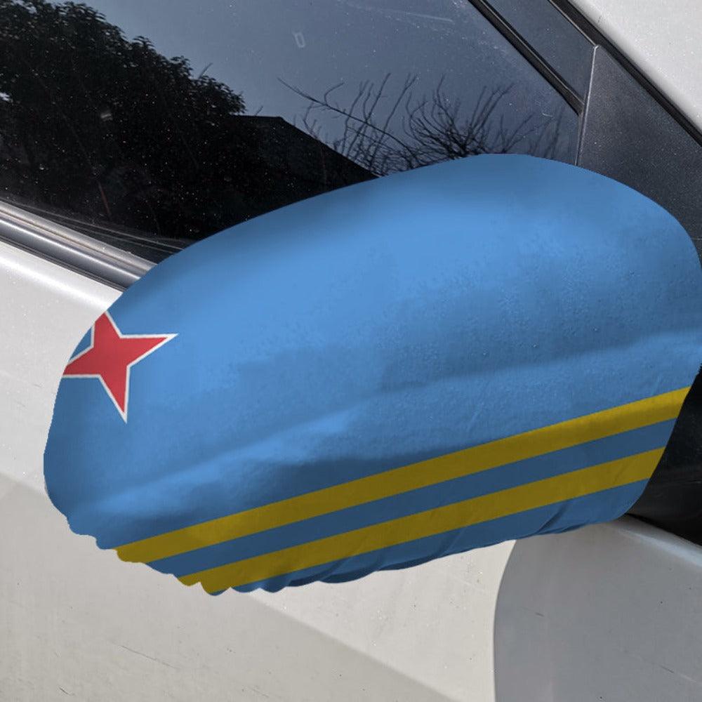Aruba Side Mirror Flag-Globe Flags