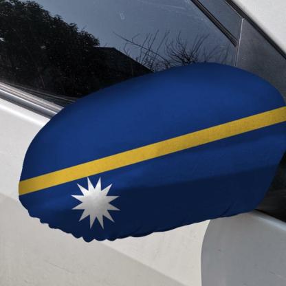 Nauru Car Mirror Flag-Globe Flags