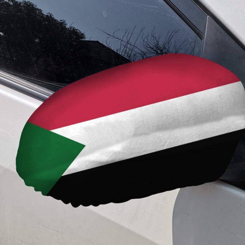 Sudan Car Side Mirror Flag – Show Your National Pride-Globe Flags