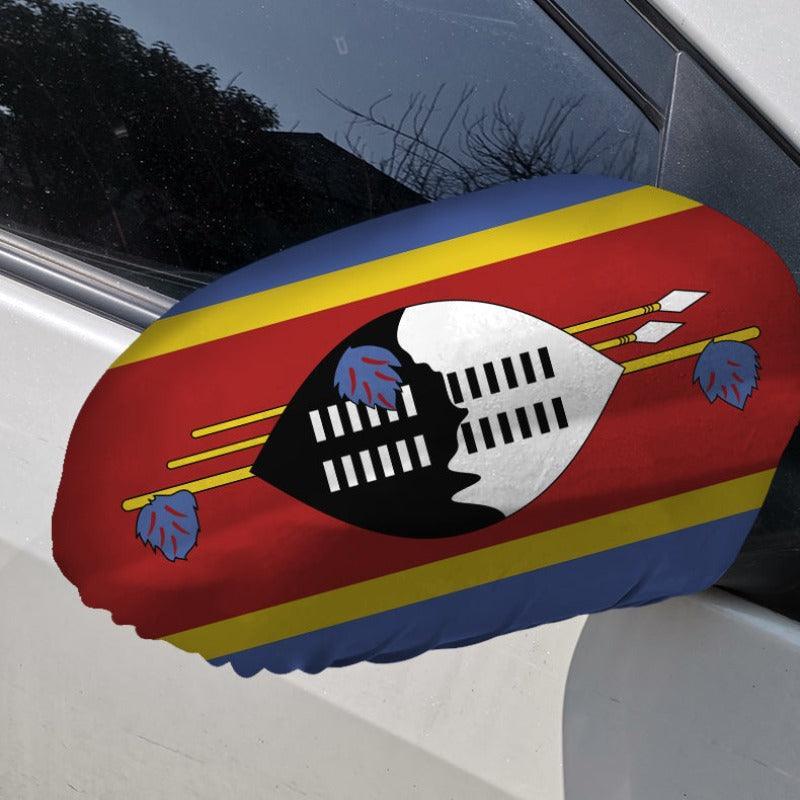 Swaziland Car Side Mirror Flag – Vibrant Flag for Vehicle Side Mirrors-Globe Flags