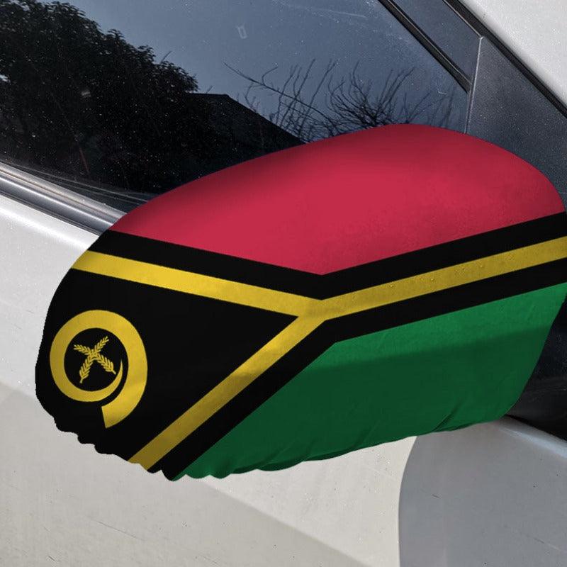 Vanuatu Side Mirror Flag-Globe Flags