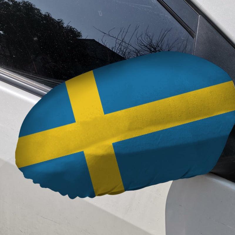 Sweden Car Side Mirror Flag – Show Your National Pride with Style-Globe Flags