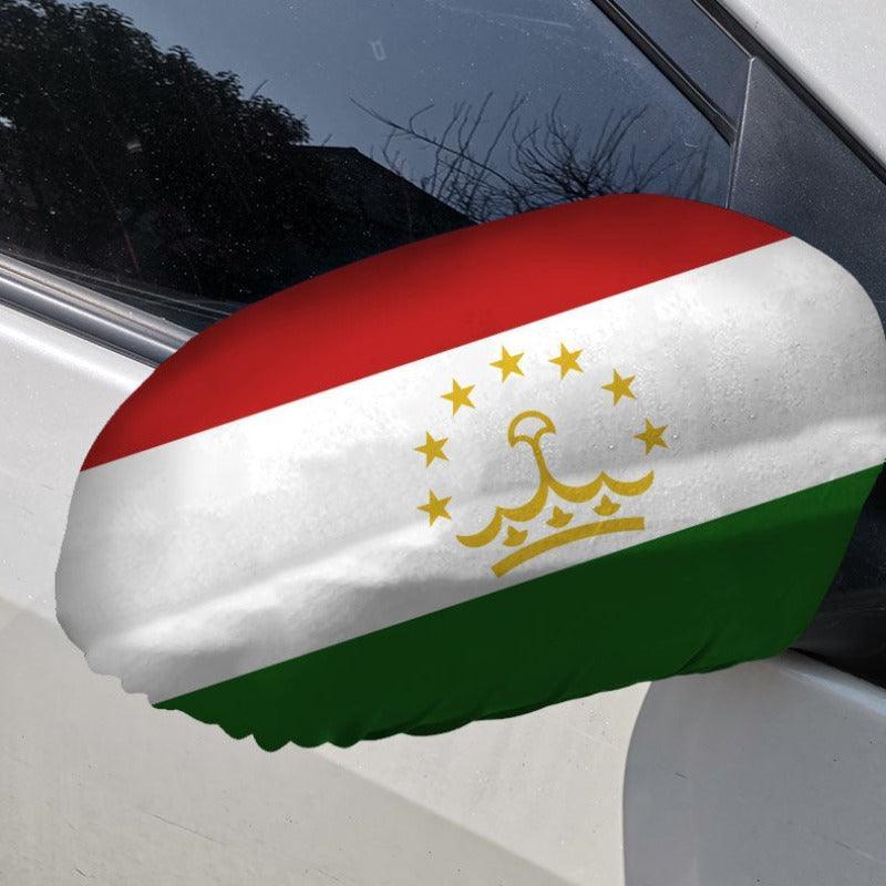 Tajikistan Side Mirror Flag-Globe Flags