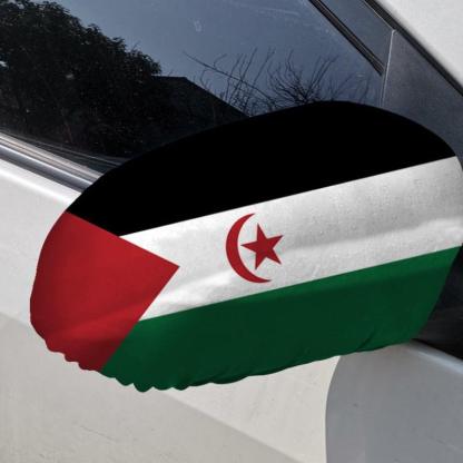 Sahrawi Arab Car Side Mirror Flag – Flag for Side Mirrors-Globe Flags