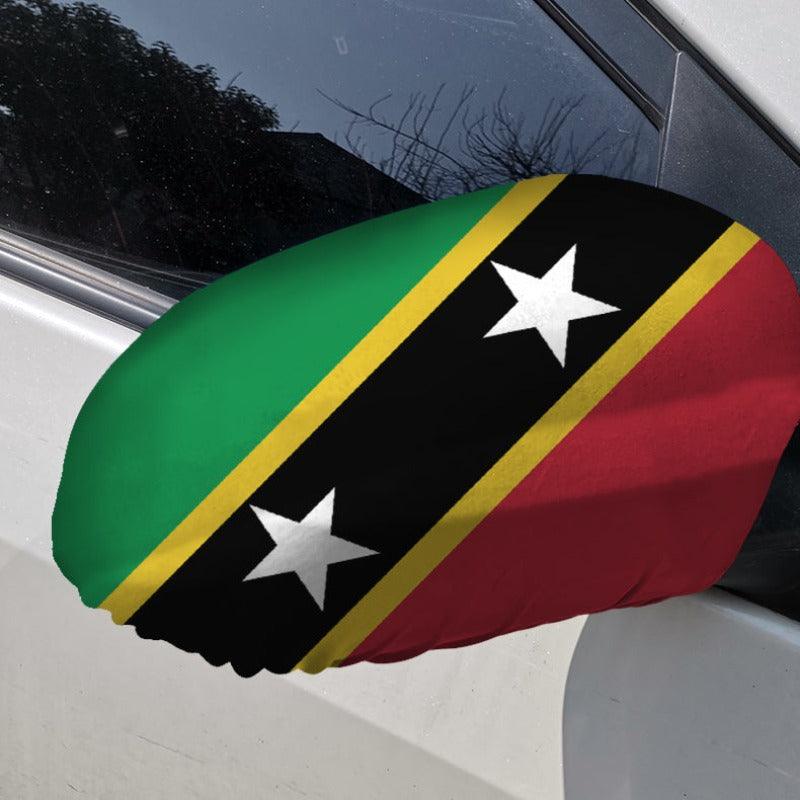 Saint Kitts Side-Mirror Flag - product view
