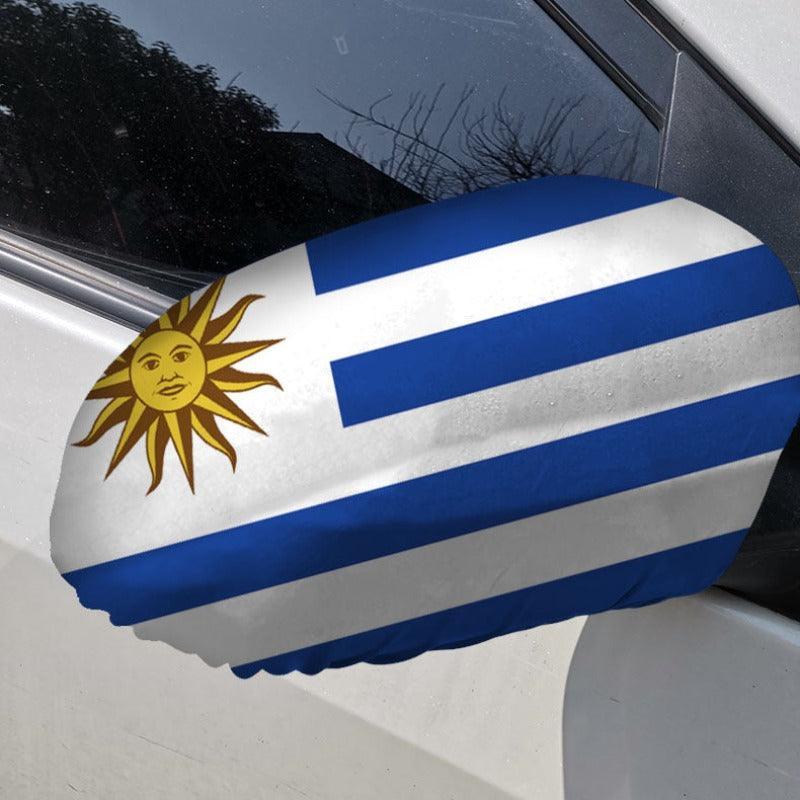 Uruguay Car Side Flag-Globe Flags