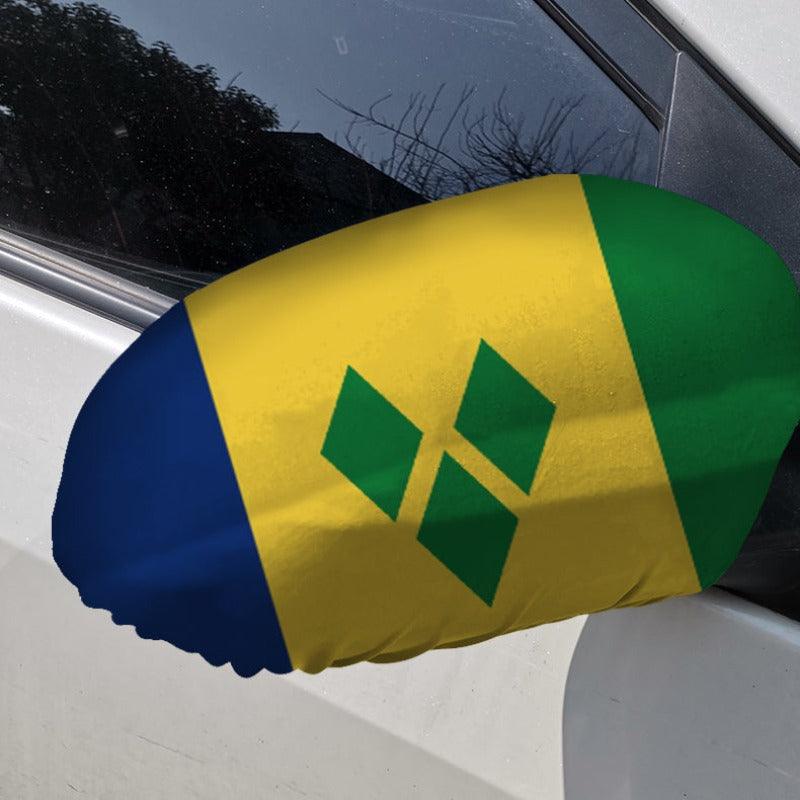 The Grenadines Side-Mirror Flag – High-Quality Car Flag-Globe Flags