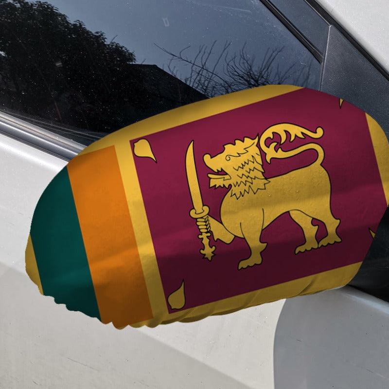 Sri Lanka Car Side Mirror Flag – Vibrant Flag for Vehicle Side Mirrors-Globe Flags