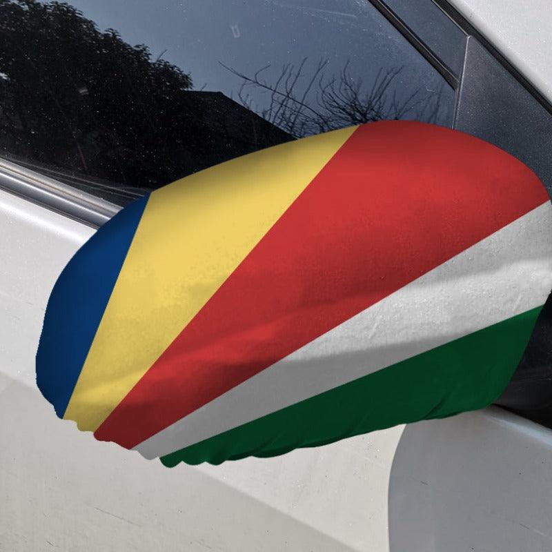 Seychelles Car Side-Mirror Flag-Globe Flags