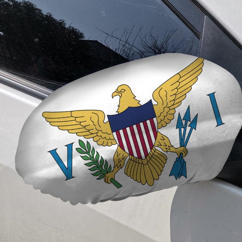 Virgin Islands Mirror Flag-Globe Flags