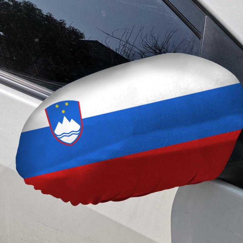 Slovenia Car Side-Mirror Flag-Globe Flags