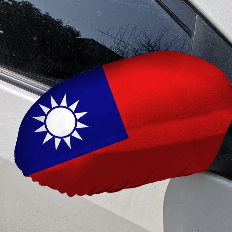 Taiwan Side Mirror Flag-Globe Flags