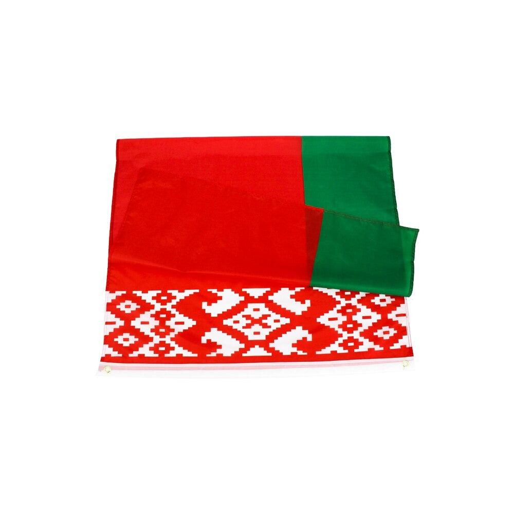 Traditional Belarusian National Flag-Globe Flags
