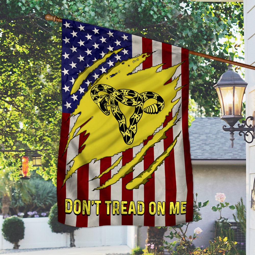 Tread On Me Flag A Symbol Of Strength Liberty And American Resolve-Globe Flags