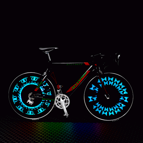 bike wheel lights, bike led light, bike spoke lights, bicycle spoke lights,3D Bicycle Spoke Led Lights - Waykify