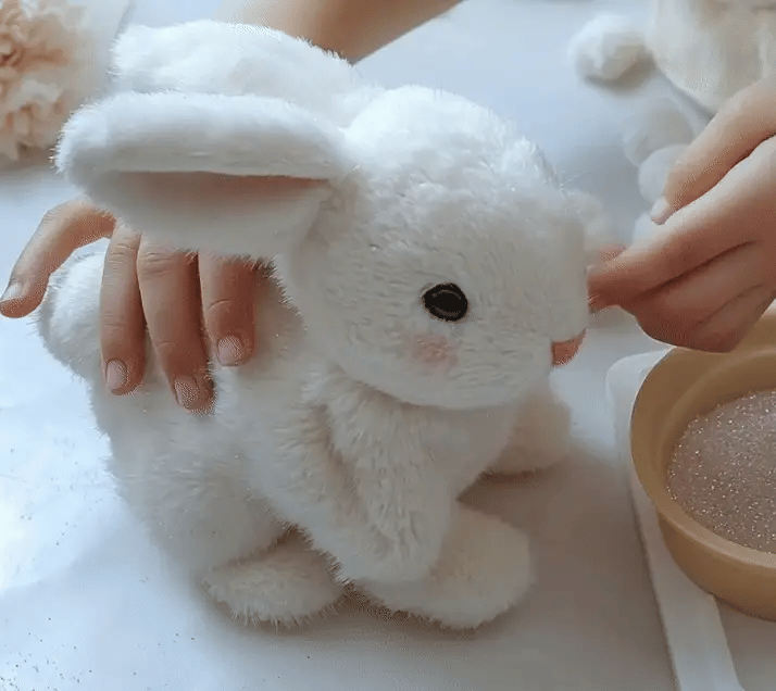 Realistic Bunny Plush Toy - Octopus Mood Toy