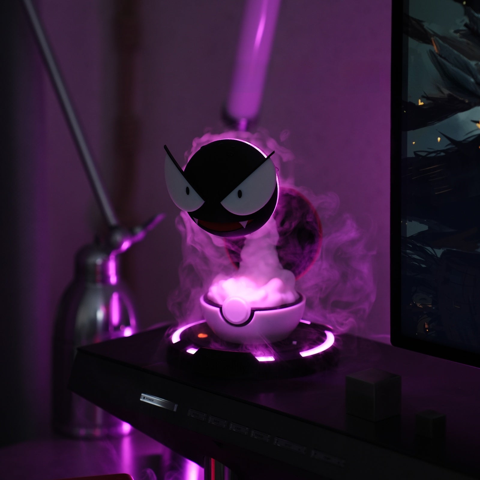 Compact Gastly Themed Mist Humidifier-Octopus Mood Toy